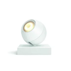 Plafonnier Philips Hue Buckram Led Blanc, 1 Lumiere