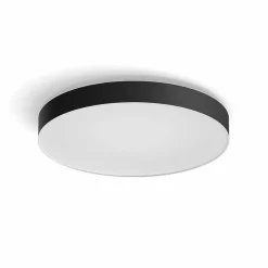 Plafonnier Philips Hue Enrave Led Noir, 1 Lumiere, Telecommandes