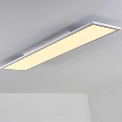 Plafonnier Salmi Led Blanc, 1 Lumiere, Telecommandes, Changeur De Couleurs