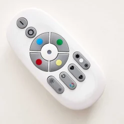 Plafonnier Voisines Led Blanc, 1 Lumiere, Telecommandes, Changeur De Couleurs