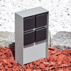 Prises Électriques D\\'Exterieur Reigolil Gris, Noir