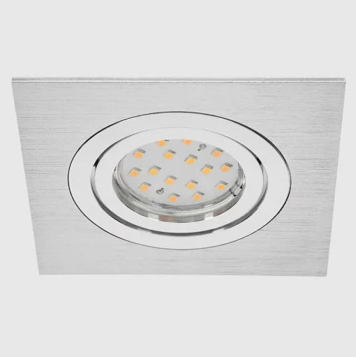 Spot Encastrable Monthois Led Chrome, Nickel Mat, 1 Lumiere