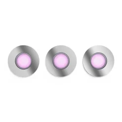 Spot Encastrable Philips Hue Xamento Led Chrome, 3 Lumieres