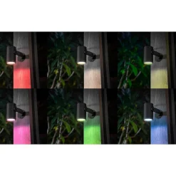 Spot, Set D'Extension Philips Hue Ambiance White & Color Waca Lily Led Noir, 1 Lumiere, Changeur De Couleurs