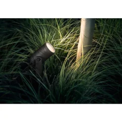 Spot, Set D'Extension Philips Hue Ambiance White & Color Waca Lily Led Noir, 1 Lumiere, Changeur De Couleurs