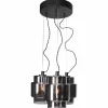 Suspension By Rydens Ebbot Noir, 3 Lumieres