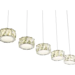 Suspension Globo Amur Led Chrome, 1 Lumiere