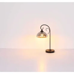 Suspension Globo Cottage Noir, 1 Lumiere