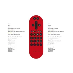 Suspension Leuchten-Direkt Ls-Melinda Led Acier Inoxydable, 1 Lumiere, Telecommandes, Changeur De Couleurs