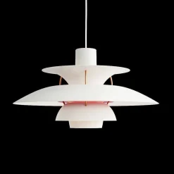 Suspension Louis Poulsen Blanc, 1 Lumiere