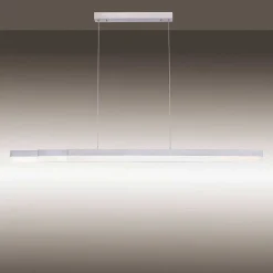 Suspension Paul Neuhaus Q-Tower Led Aluminium, 3 Lumieres, Telecommandes