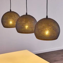 Suspension Wildervanksterdallen Noir, 3 Lumieres