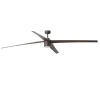 Ventilateur De Plafond Faro Barcelona Attos Led Brun, 1 Lumiere, Telecommandes