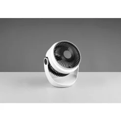 Ventilateur De Table Reality Tempest Led Blanc, 1 Lumiere