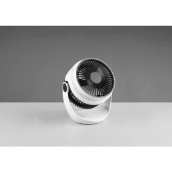Ventilateur De Table Reality Tempest Led Blanc, 1 Lumiere